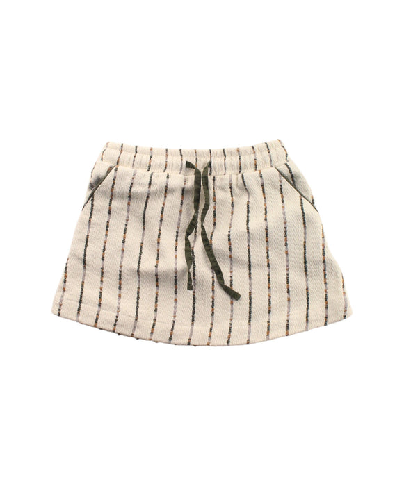 A White Short Skirts from Excuse My French in size 4T for girl. (Front View)