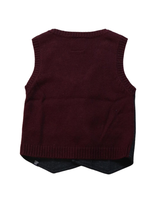 A Multicolour Suit Vests from Jean Bourget in size 2T for boy. (Back View)