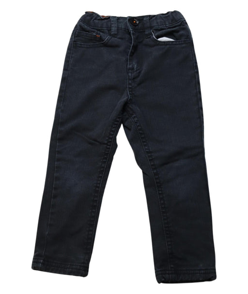 A Black Casual Pants from La Compagnie des Petits in size 3T for boy. (Front View)