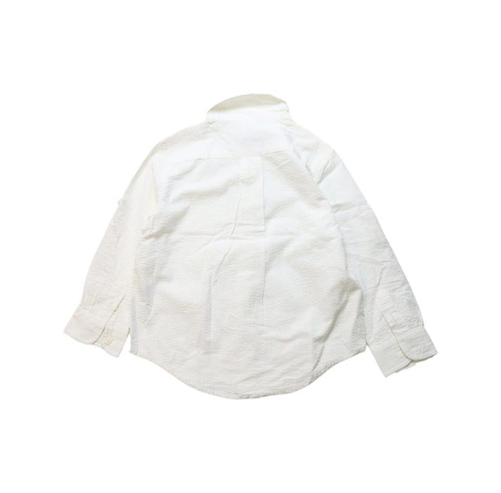 A White Long Sleeve Shirts from Janie & Jack in size 2T for boy. (Back View)