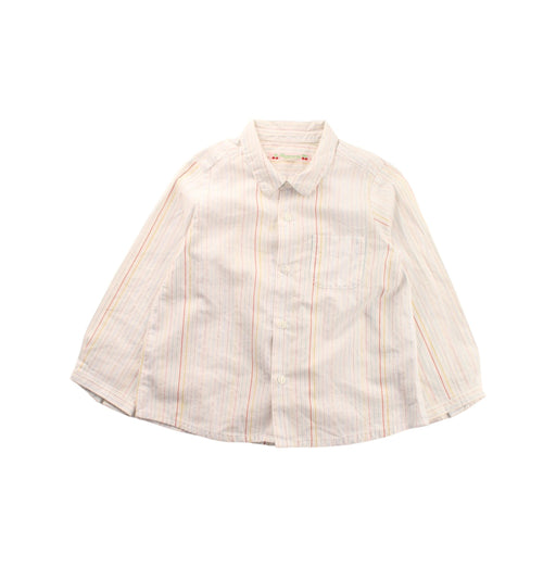 A White Long Sleeve Shirts from Bonpoint in size 2T for boy. (Front View)