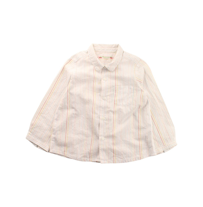 A White Long Sleeve Shirts from Bonpoint in size 2T for boy. (Front View)