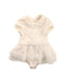 A White Short Sleeve Bodysuits from Nicholas & Bears in size 6-12M for girl. (Front View)