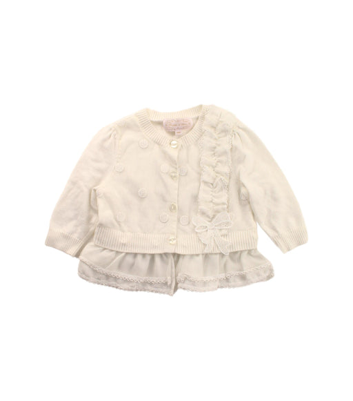 A White Sweater Dresses from Nicholas & Bears in size 12-18M for girl. (Front View)