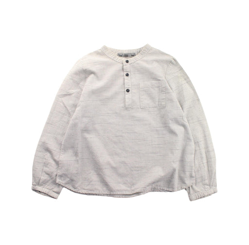 A Black Long Sleeve Tops from Bonpoint in size 6T for boy. (Front View)