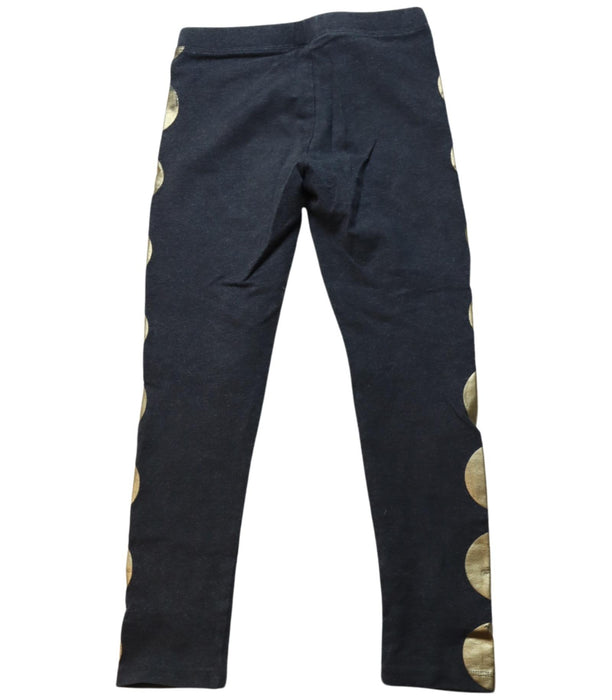 A Gold Leggings from Crewcuts in size 7Y for girl. (Back View)