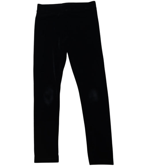 A Black Leggings from Crewcuts in size 6T for girl. (Front View)