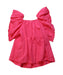 A Pink Short Sleeve Tops from Bonton in size 6T for girl. (Back View)