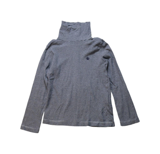 A White Long Sleeve Tops from Petit Bateau in size 6T for girl. (Front View)