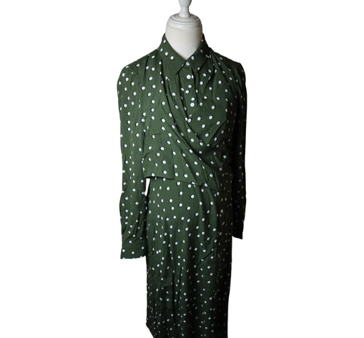 A Green Long Sleeve Dresses from Seraphine in size Maternity-S for maternity. (Front View)