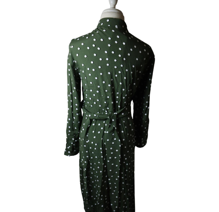 A Green Long Sleeve Dresses from Seraphine in size Maternity-S for maternity. (Back View)