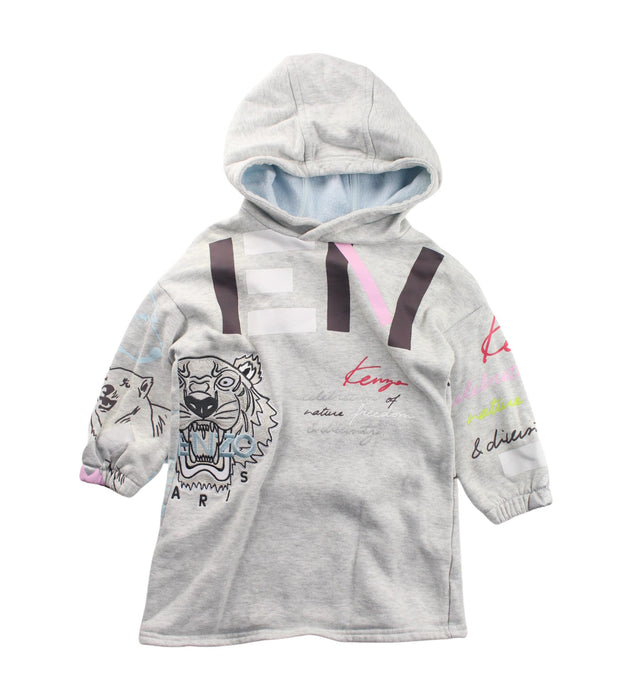 A Grey Sweater Dresses from Kenzo in size 3T for girl. (Front View)