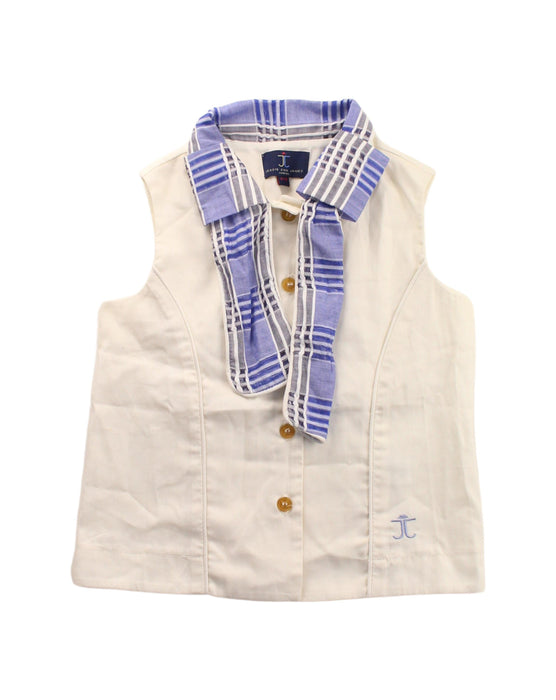 A Purple Skirt Sets from Jessie and James in size 4T for girl. (Front View)