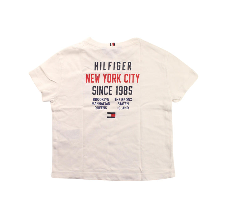 A White Short Sleeve T Shirts from Tommy Hilfiger in size 4T for neutral. (Back View)