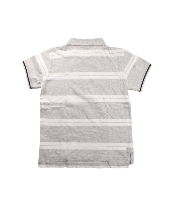 A Grey Short Sleeve Polos from Armani in size 10Y for boy. (Back View)