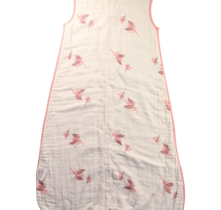 A White Sleepsacs from Aden & Anais in size 12-18M for girl. (Back View)