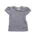 A Blue Short Sleeve Tops from Seed in size 3-6M for girl. (Front View)