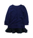 A Blue Sweater Dresses from Polo Ralph Lauren in size 5T for girl. (Back View)