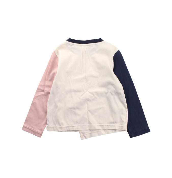 A White Long Sleeve T Shirts from Moody Tiger in size 2T for girl. (Back View)