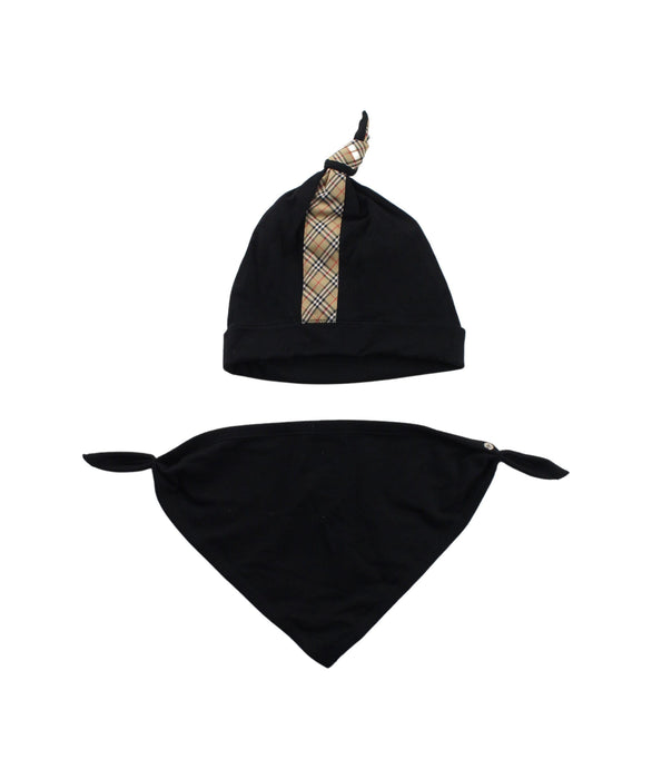 A Black Long Sleeve Jumpsuits from Burberry in size 6-12M for boy. (Back View)