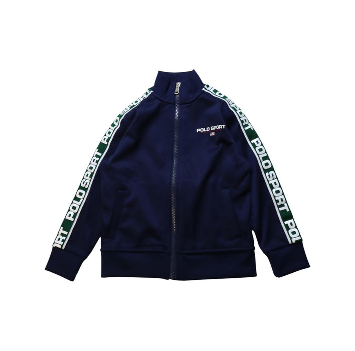 A White Lightweight Jackets from Polo Ralph Lauren in size 4T for boy. (Front View)