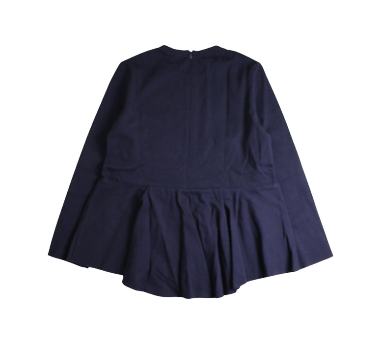 A Navy Long Sleeve Tops from Il Gufo in size 12Y for girl. (Back View)