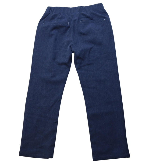 A Blue Casual Pants from Chickeeduck in size 5T for girl. (Back View)