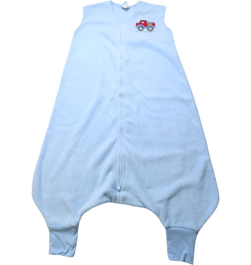A Blue Sleepsacs from HALO in size 4T for neutral. (Front View)