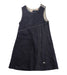 A Blue Sleeveless Dresses from Burberry in size 5T for girl. (Front View)