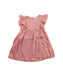 A Pink Short Sleeve Dresses from Cyrillus in size 6-12M for girl. (Front View)