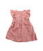 A Pink Short Sleeve Dresses from Cyrillus in size 6-12M for girl. (Back View)