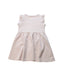 A Multicolour Sleeveless Dresses from Kingkow in size 4T for girl. (Back View)