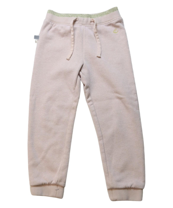 A Pink Sweatpants from Petit Bateau in size 3T for girl. (Front View)