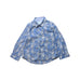 A Blue Long Sleeve Shirts from Gingersnaps in size 4T for boy. (Front View)
