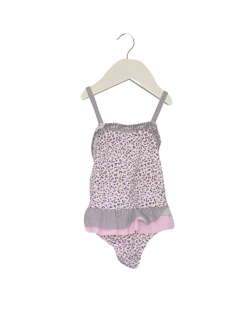 A Grey Swimsuits from Dolores Cortes KIDS in size 18-24M for girl. (Front View)