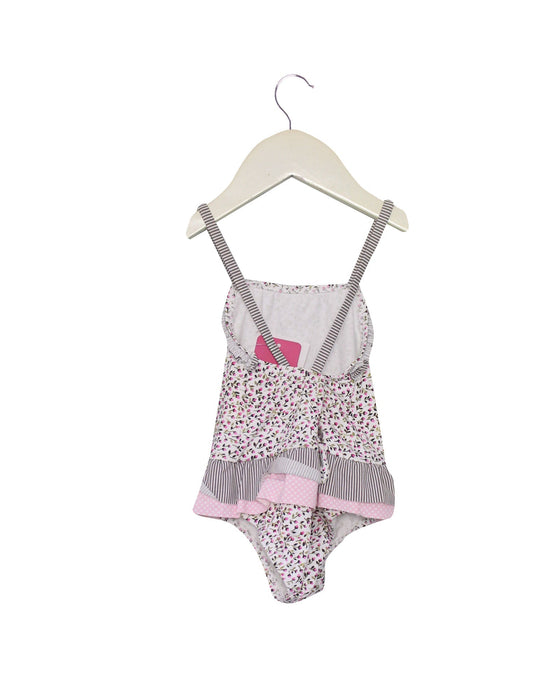 A Grey Swimsuits from Dolores Cortes KIDS in size 18-24M for girl. (Back View)