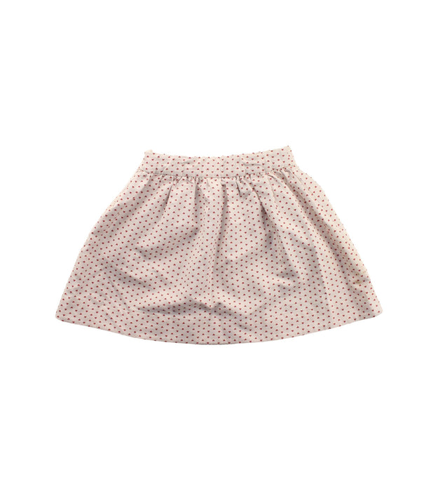 A Red Short Skirts from Bonpoint in size 6T for girl. (Back View)