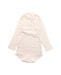 A White Long Sleeve Bodysuits from Petit Bateau in size 18-24M for girl. (Back View)
