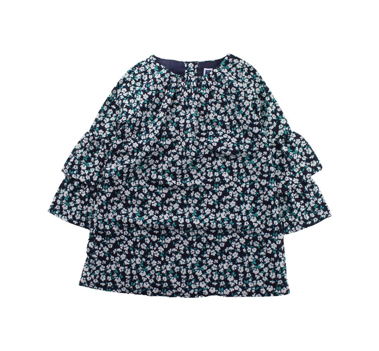 A Green Long Sleeve Dresses from Janie & Jack in size 3T for girl. (Front View)