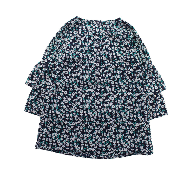 A Green Long Sleeve Dresses from Janie & Jack in size 3T for girl. (Back View)