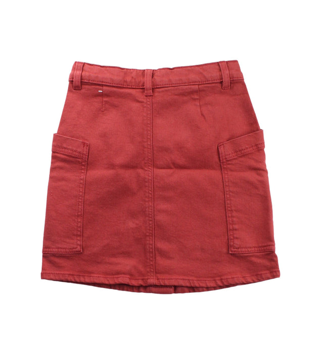 A Orange Mid Skirts from Catimini in size 6T for girl. (Back View)