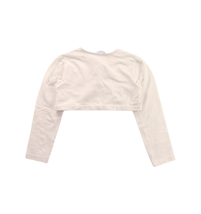 A White Cardigans from Mayoral in size 4T for girl. (Back View)