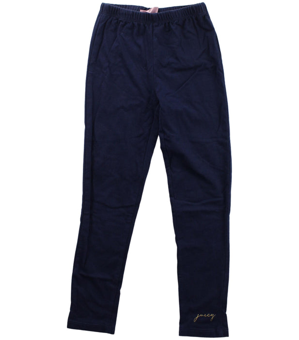 A Navy Leggings from Juicy Couture in size 6T for girl. (Front View)