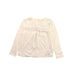 A Ivory Long Sleeve Tops from Carrément Beau in size 4T for girl. (Front View)
