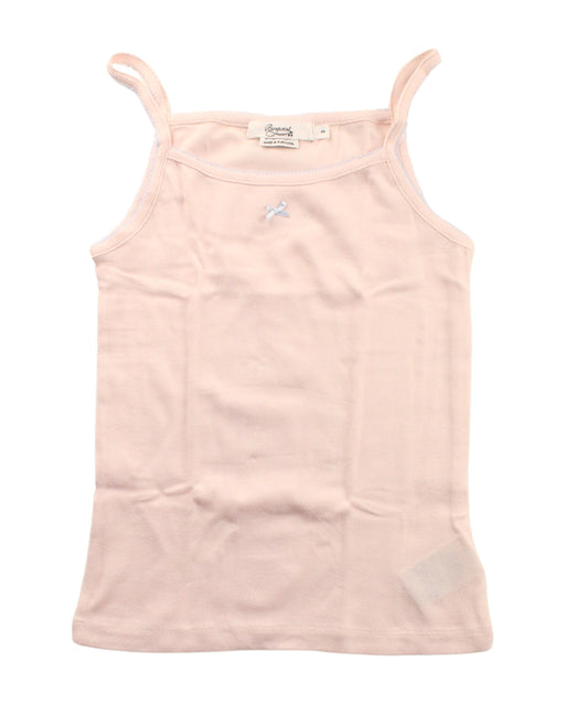 A Pink Sleeveless T Shirts from Bonpoint in size 3T for girl. (Front View)