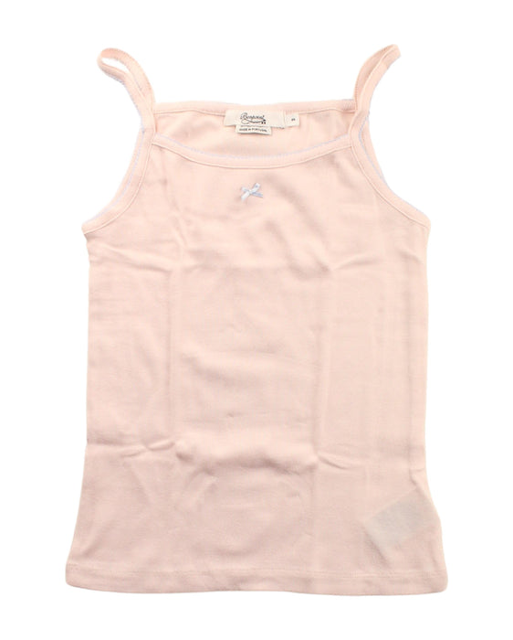 A Pink Sleeveless T Shirts from Bonpoint in size 3T for girl. (Front View)