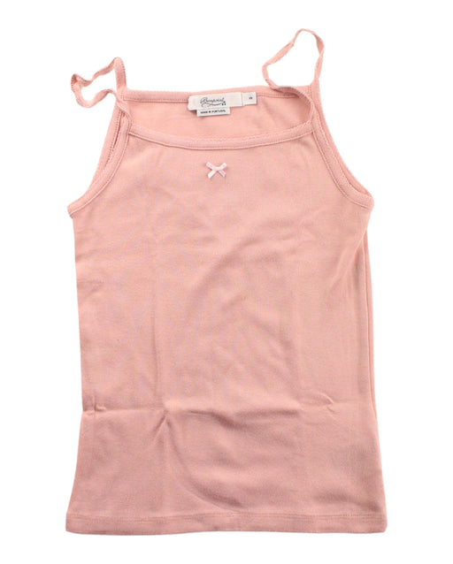 A Pink Sleeveless T Shirts from Bonpoint in size 3T for girl. (Front View)