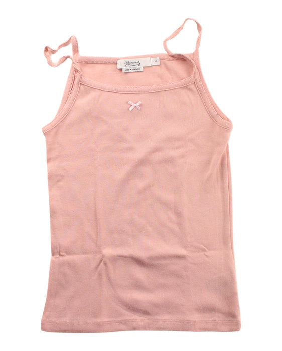 A Pink Sleeveless T Shirts from Bonpoint in size 3T for girl. (Front View)