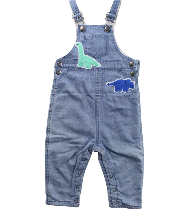 A Multicolour Long Overalls from Seed in size 3-6M for boy. (Front View)