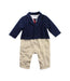 A Multicolour Long Sleeve Jumpsuits from Mides in size 6-12M for boy. (Front View)